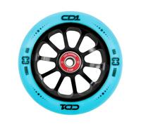 CORE CD1 Spoked Stunt Scooter Wheel 110mm ABEC 9 Bearings (Replacement Pro Scooter Wheels) - Blue/Black