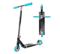 CORE CD1 Stunt Scooter - Pro & Kids Scooter, Ages 8-12, Freestyle, Skatepark Perfect for Beginners Boys & Girls (CD1 - Chrome/Teal)