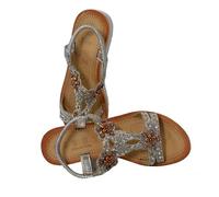 Core Collection Womens Ladies Low Wedge Sandal Heel Platform Diamante Slingback Sandals Summer Wedge Sandals (SILVER, UK Footwear Size System, Adult, Women, Numeric, Medium, 6)