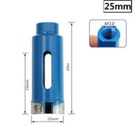 Core Drill Bit for Granite Tile Marble Stone, 6-30mm M10 Thread Dry/Wet Hole Cutter with Vacuum Brazing Technology, Blue Emery Material, 1pc