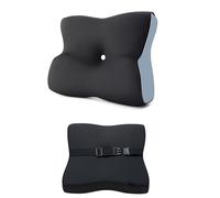 Core Essence® Cloud Go | Ergonomic Memory Foam Travel Pillow - Neck & Back Pain Support, Portable Cervical And Ergonomic Cushion for Car, Office, Home