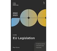 Core EU Legislation 2022-23 (Hart Core Statutes)