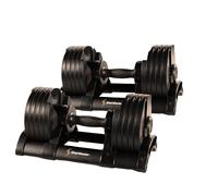 CORE FITNESS® Adjustable Dumbbell Weight Set by Affordable Dumbbells - Space Saver - Dumbbells for Your Home