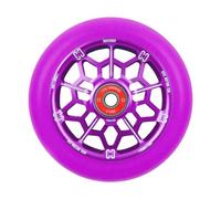 CORE Hex Stunt Scooter Wheel 110mm ABEC 9 Bearings (Replacement Pro Scooter Wheels) - Purple