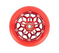 CORE Hex Stunt Scooter Wheel 110mm ABEC 9 Bearings (Replacement Pro Scooter Wheels) - Red