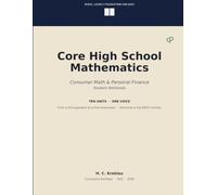 Core High School Mathematics: Consumer Math & Personal Finance