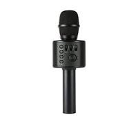 Core Innovations Wireless Bluetooth Karaoke Microphone with Built-in Speakers + HD Recording, Portable Handheld Mic | Black