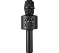 Core Innovations Wireless Bluetooth Karaoke Microphone with Built-in Speakers + HD Recording, Portable Handheld Mic | Black
