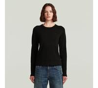 Core Knit Pullover - Black - Women M