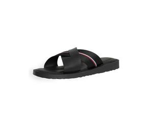 Core Leather Criss Sandals Black 10 UK