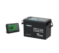 Core Mini - 12.8V 200Ah LiFePO4 Battery w/ Low-Temperature Protection - 1 Pack w/ Battery Monitor (Save £59.99)