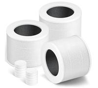 Core Mini Filter Replacement for LEVOIT Air Core mini-rf models, 3-in-1 Pre, H13 True HEPA, Activated Carbon Filtration System, 3-Pack