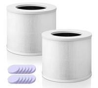 Core Mini Replacement Filter Compatible with LEVOIT Core Mini Air Purifier, Filter for LEVOIT Air Purifier, 3-in-1 H13 HEPA Core Mini Replacement, 2 Pack Filtration + 12Pcs Aroma Pads