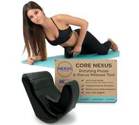 Core Nexus - Rotating Psoas & Iliacus Release Tool | Hip Flexor Mobility | All-in-One Lower Back & Sciatica Pain Relief | Muscle Recovery | Performance Enhancement | Black