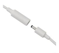 Core Power Cord 10ft for Echo Secure Core Power Cord 10ft | Compatible with for echo Dot 3rd-5th Gen, prevents accidental disconnection, ensures stable power supply(White)