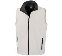 Core Printable Soft Shell Bodywarmer Result White S