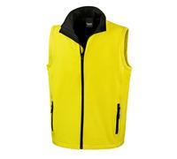 Core Printable Softshell Bodywarmer Result Bright Yellow XXL