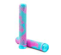 CORE Pro Handlebar Grips, Soft 170mm Longneck Bike Grips fits Stunt Scooters BMX MTB (Skinny - Refresher (Pink/Blue), 170mm)