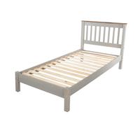 Core Products Corona Single White Bed Frame - Wilko