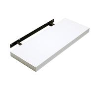 Core Products 90cm Floating Hudson Shelf Kit - White Gloss Wall Display, Foil Finish Core Products White