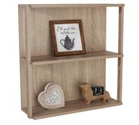 Core Products Arran 3-Shelf Medium Floating Wall Kit - Foil Finish Storage Cabinet in Light Oak Core Products Light Oak