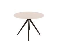 Core Products Aspen Round Dining Table - White And Black, White