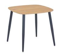 Core Products Aspen Square Dining Table 80cm - Modern 2 - 4 Seater Compact Kitchen Table in Light Brown | Size: 80 cm x 80 cm Core Products Light Brown 80 cm x 80 cm