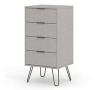 Core Products Augusta 4 Drawer Narrow Chest - Grey