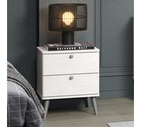 Core Products Augusta Curve 2 Drawer Bedside Cabinet