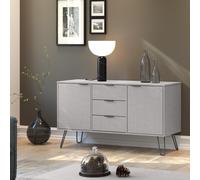 Augusta Driftwood Medium Sideboard With 2 Doors, 3 Drawers Core Products Grey One Size