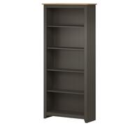 Core Products Capri Tall Bookcase Carbon Grey, Grey