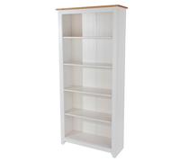 Capri Tall Bookcase Core Products Off White One Size