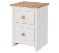 Core Products Felka 2 Drawer Petite Bedside, White