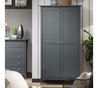 Core Products Como 2 Door Midnight Blue Wardrobe - Wilko