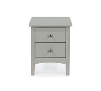 Core Products Como Grey Grey 2 Petite Drawer Bedside Cabinet Grey, Grey