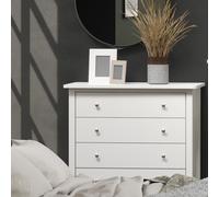 Core Products Como White White 4 Drawer Chest White, White