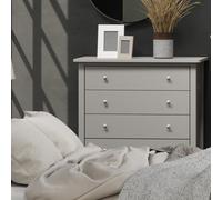 Core Products Como Grey Grey 4 Drawer Chest Grey, Grey