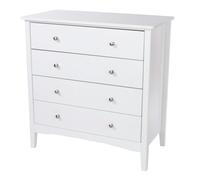 Core Products Como White White 4 Drawer Chest White, White