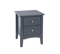 Core Products Como Blue 2 drawer petite beside cabinet