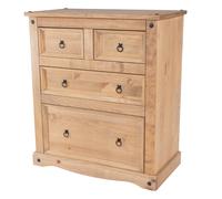 Core Products Halea 4-Drawer Chest - Grey, Grey