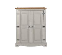 Core Products Corona 2 Door Cupboard Unit in Grey Core Products Grey