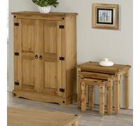 Core Products Corona 2 Door Cupboard Unit in Light Brown Core Products Light Brown