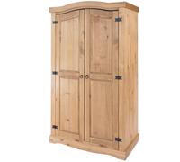 Core Products Corona Grey 2 Door Wardrobe, Grey