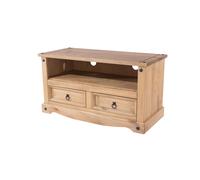 Corona Antique Wax Flat Screen TV Unit, Anitque Wax