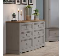 Core Products Corona 3+3 Drawer Wide Chest in Grey Core Products Grey