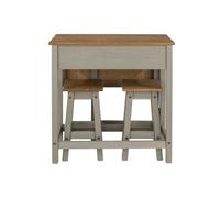 Core Products Halea Pine Breakfast Table Set, Brown