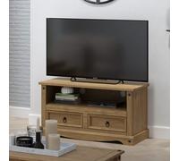 Core Products Halea Pine Flat Screen TV Unit, Brown