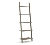 Core Products Corona Ladder Shelf Unit - Grey Waxed-Pine Finish, Graduated Shelves Core Products Grey
