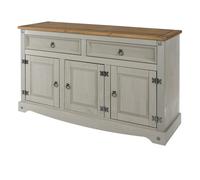 Core Products Halea Medium Pine Sideboard - Grey, Grey