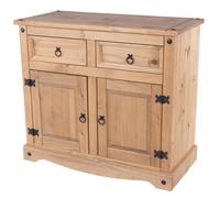 Core Corona Mexican Waxed Pine 2 Door 2 Drawer Sideboard